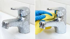 Hoe je de gootsteen en kraan makkelijk weer laat glanzen: een onverwacht middeltje werkt altijd