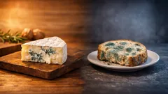 Waarom is kaas met schimmel een delicatesse, maar brood met schimmel afval?